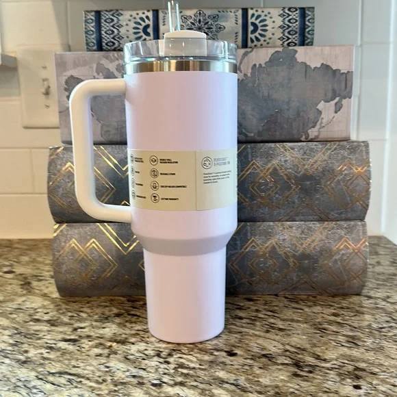 40oz Stanley Wisteria Color Block The Flowstate Quencher H2.0 Tumbler NWT - Picture 2 of 8